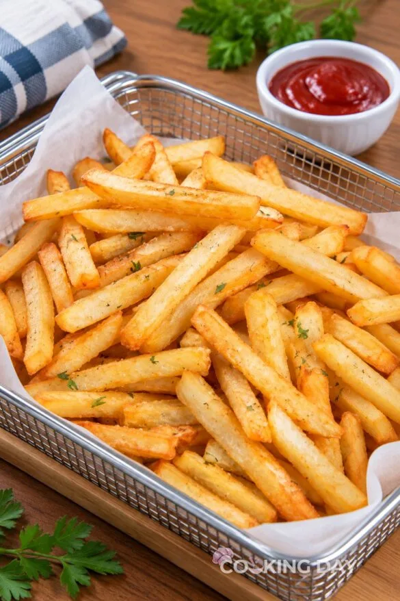 Golden Double-Fried French Fries – Extra Crispy at Home