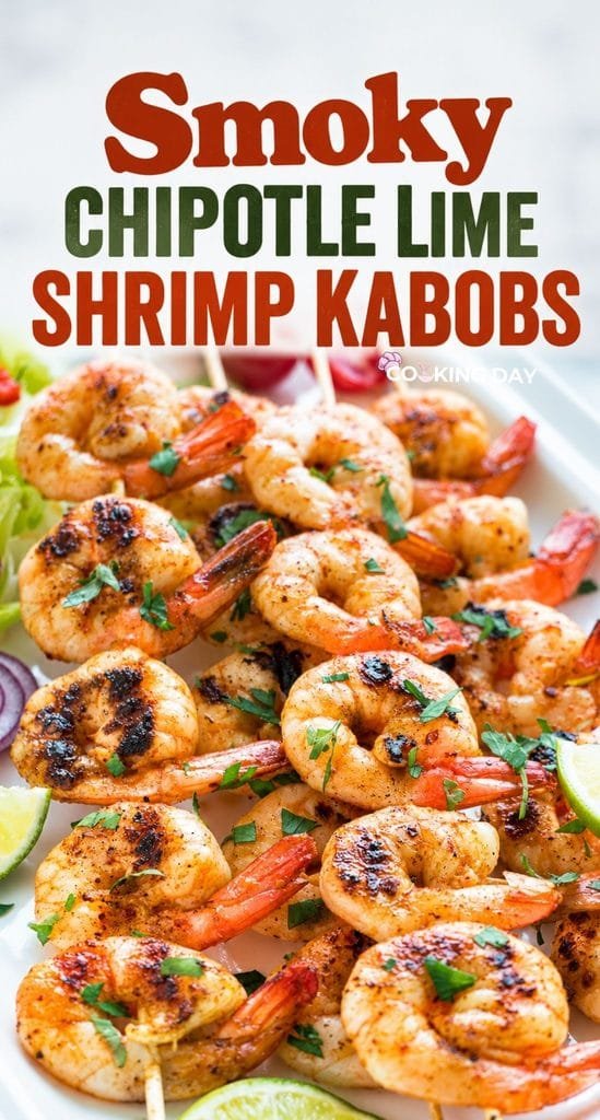 Smoky Chipotle Lime Shrimp Kabobs for an Easy and Flavor-Packed Grilled Dinner