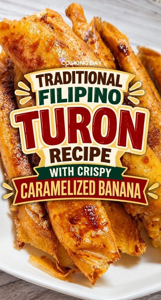 Traditional Filipino Turon Recipe with Crispy Caramelized Banana