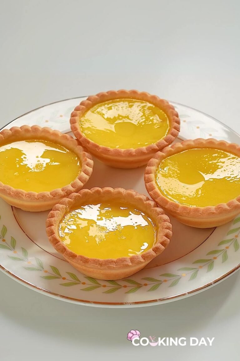 Homemade Egg Tarts – Buttery Crust & Silky Smooth Custard!