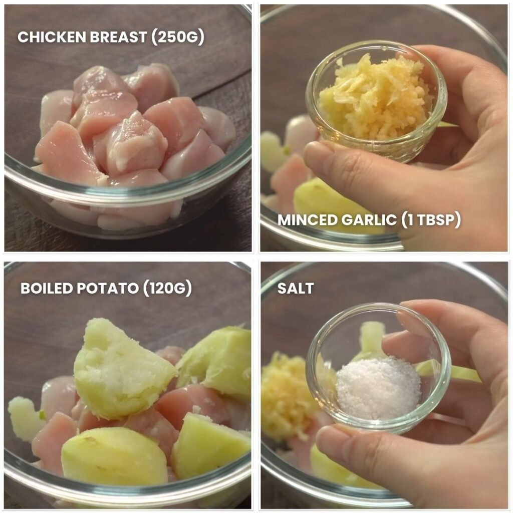 Make the Chicken Mix - Ingredients