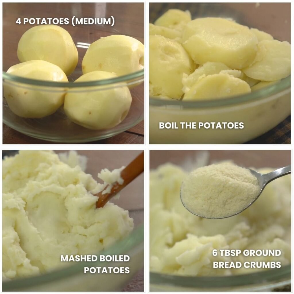 Potato Smileys -Mash & Mix
