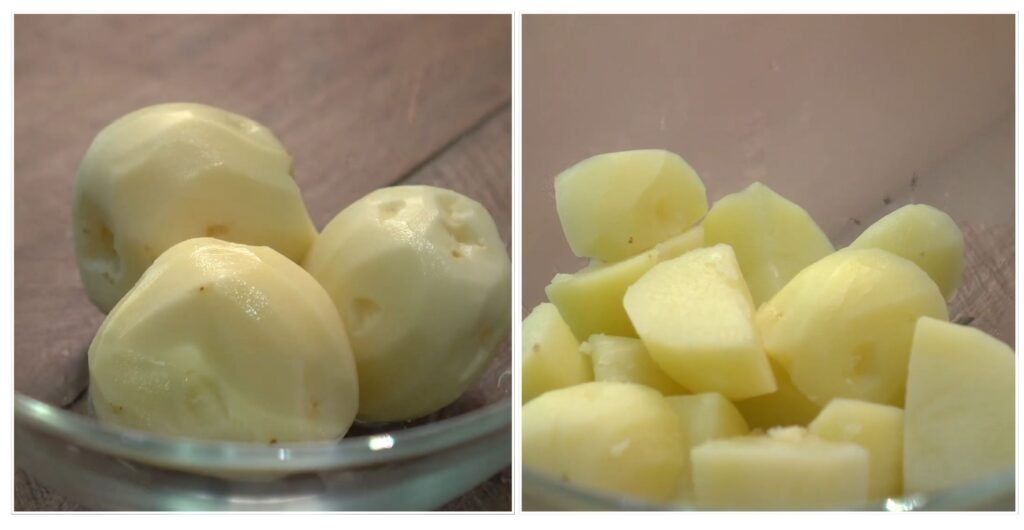 Boil Potatoes - Pan-Fried Potato Honey Cake
