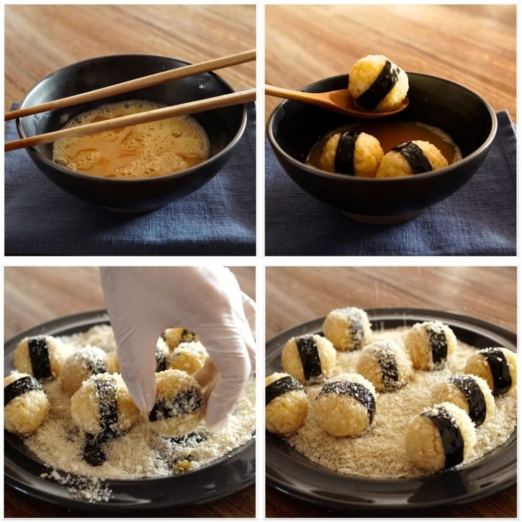 Bread the Balls - Crispy Tuna Kimchi Rice Balls