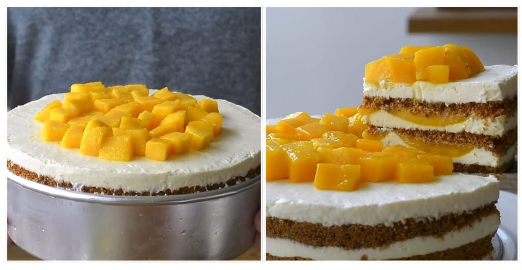 Chill & Serve- Mango Graham Float
