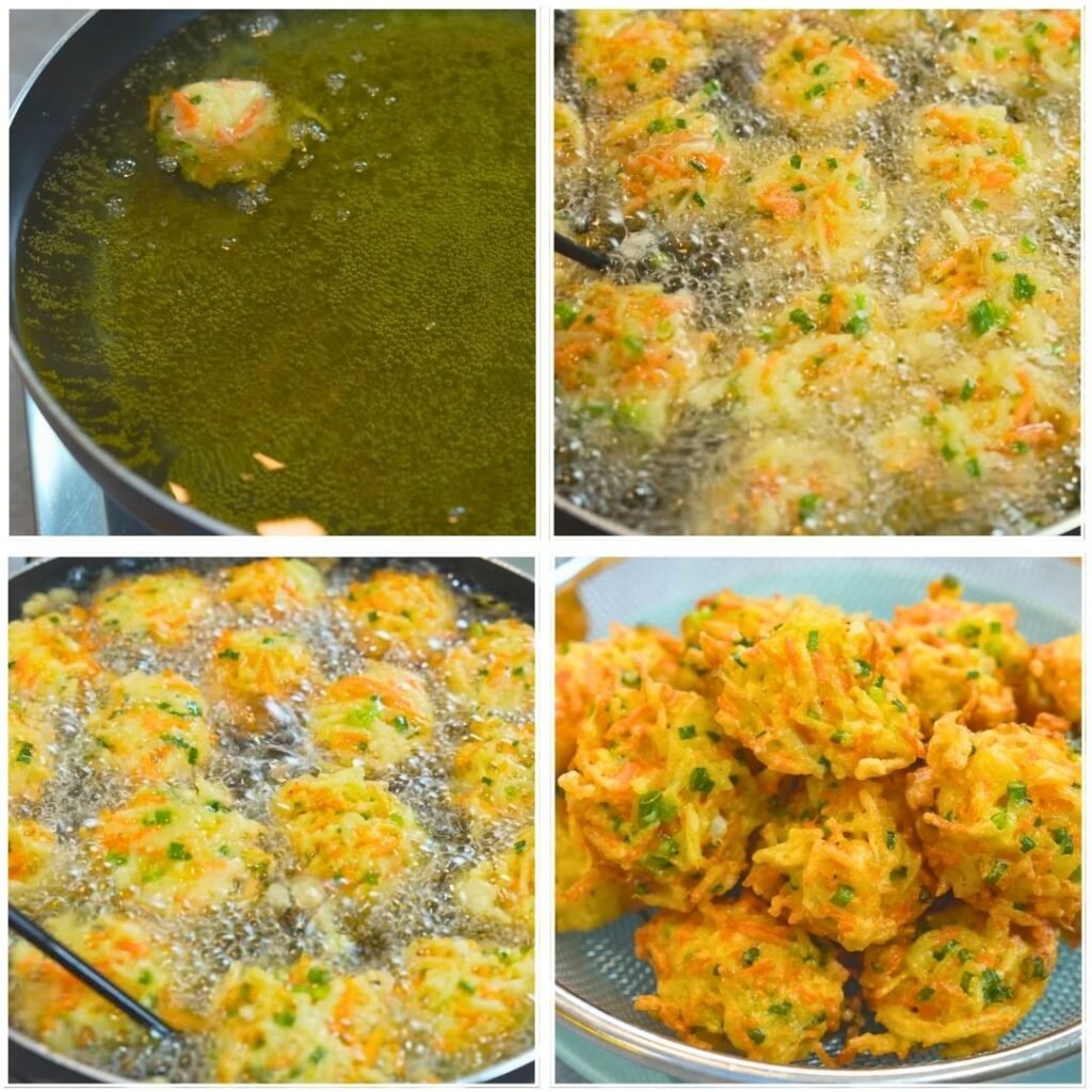 Fry Until Crispy- Crispy Potato Veggie Balls