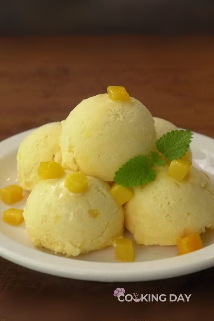 3-Ingredient Creamy Mango Ice Cream – No-Churn & No Fuss!