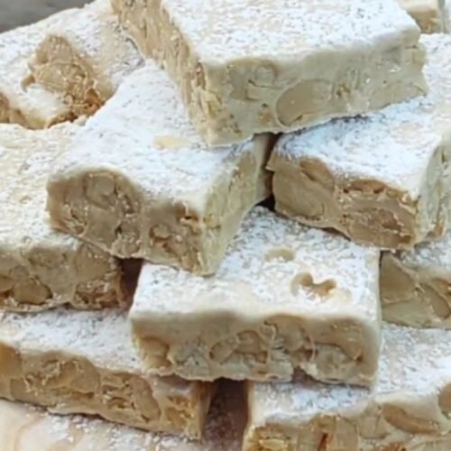 4-Ingredient No-Bake Peanut Nougat (No Flour, No Oven!)