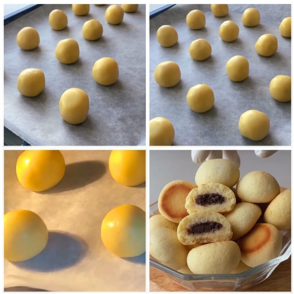 Bake- Soft Milk Chocolate-Filled Cookies – Gooey, Buttery & Irresistible!