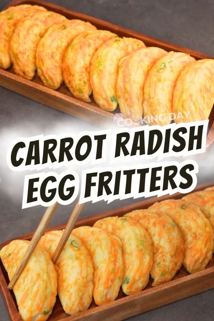 Carrot Radish EGG Fritters – Crispy, Savory & Easy