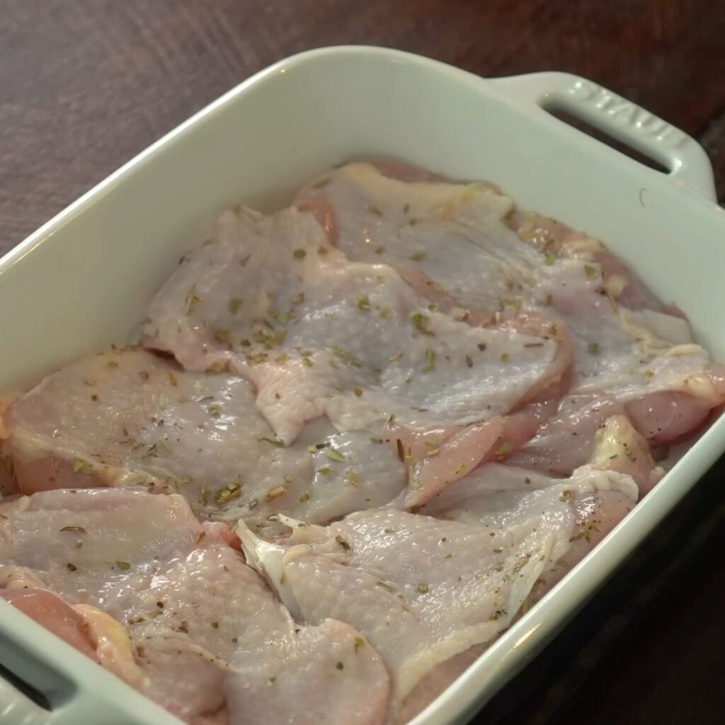 Marinate the Chicken -Sweet Chili Chicken Potato Bake (A Flavor-Packed Dinner)