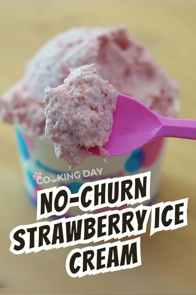 No-Churn Strawberry Ice Cream – Fresh, Fruity & So Simple
