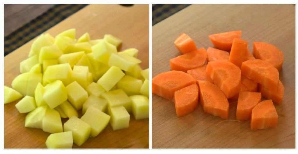 Prep the Veggies -Sweet Chili Chicken Potato Bake (A Flavor-Packed Dinner)