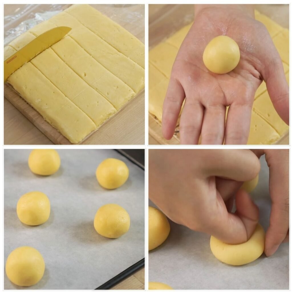 Shape Cookies - Soft Strawberry Jam Thumbprint Cookies