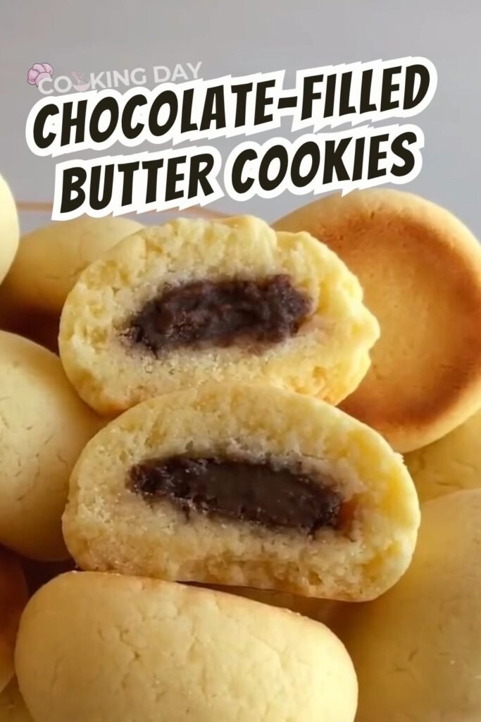 Soft Milk Chocolate-Filled Cookies – Gooey, Buttery & Irresistible!