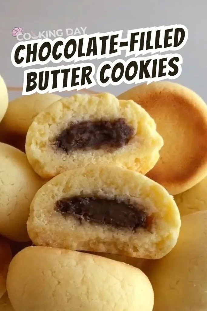 Soft Milk Chocolate-Filled Cookies – Gooey, Buttery & Irresistible!