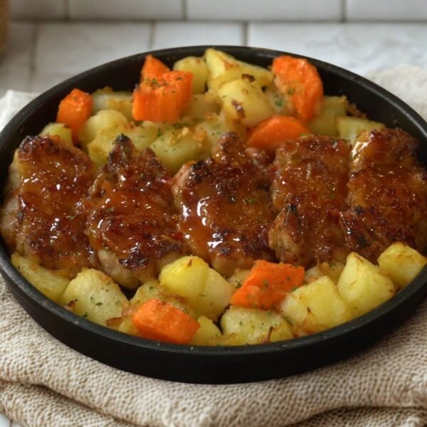 Sweet Chili Chicken Potato Bake – Cozy One-Pan Dinner