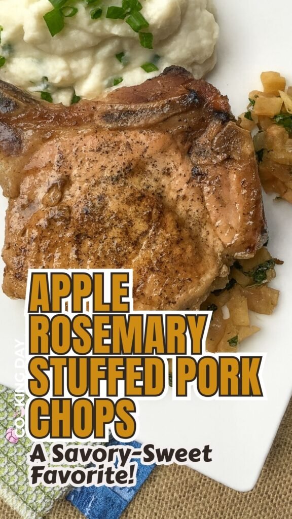 Apple Rosemary Stuffed Pork Chops– A Savory-Sweet Favorite!