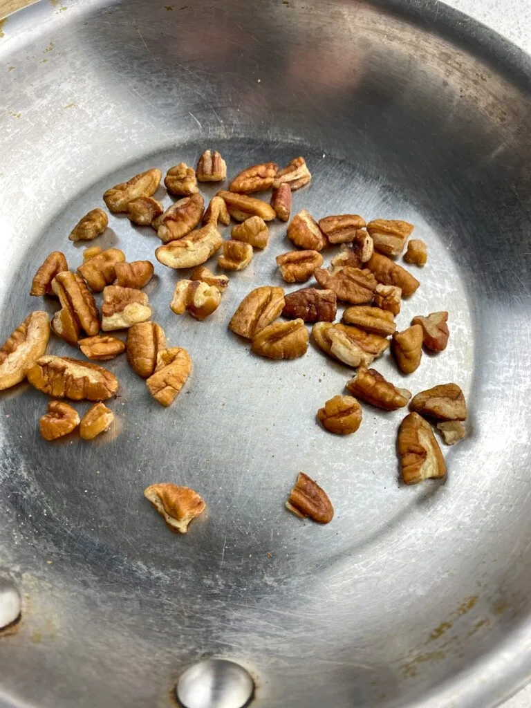 Toast the Pecans -Crisp Apple Celery Salad with Maple-Dijon Dressing