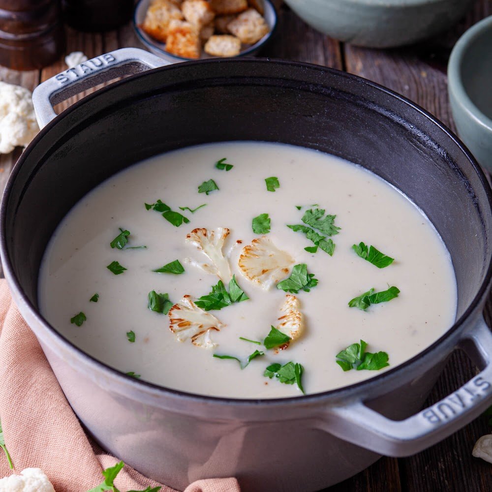 Serve & Garnish -Potato Cauliflower Soup – Creamy, Cozy & Comfort in a Bowl!