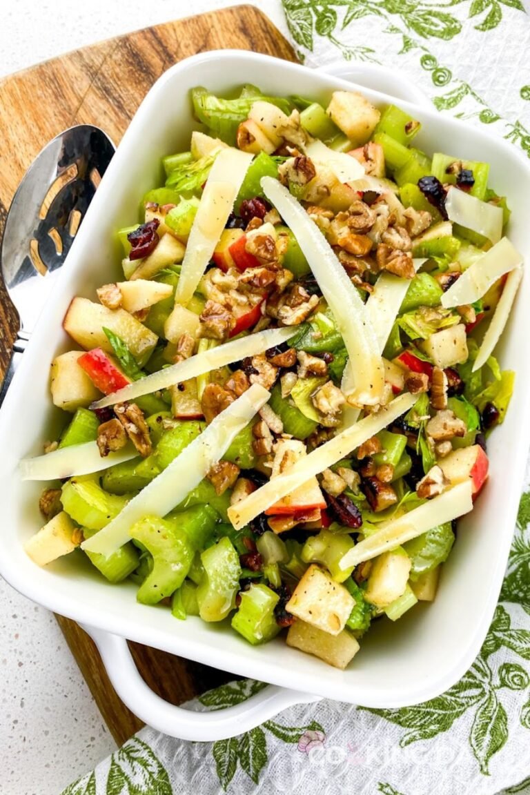 Crisp Apple Celery Salad with Maple-Dijon Dressing Side Dish You’ll Love
