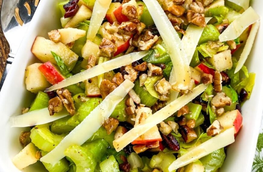 Crisp Apple Celery Salad with Maple-Dijon Dressing Side Dish You’ll Love