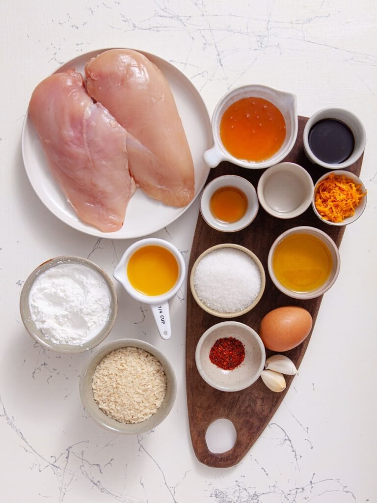 Ingredients - Easy Baked Orange Chicken