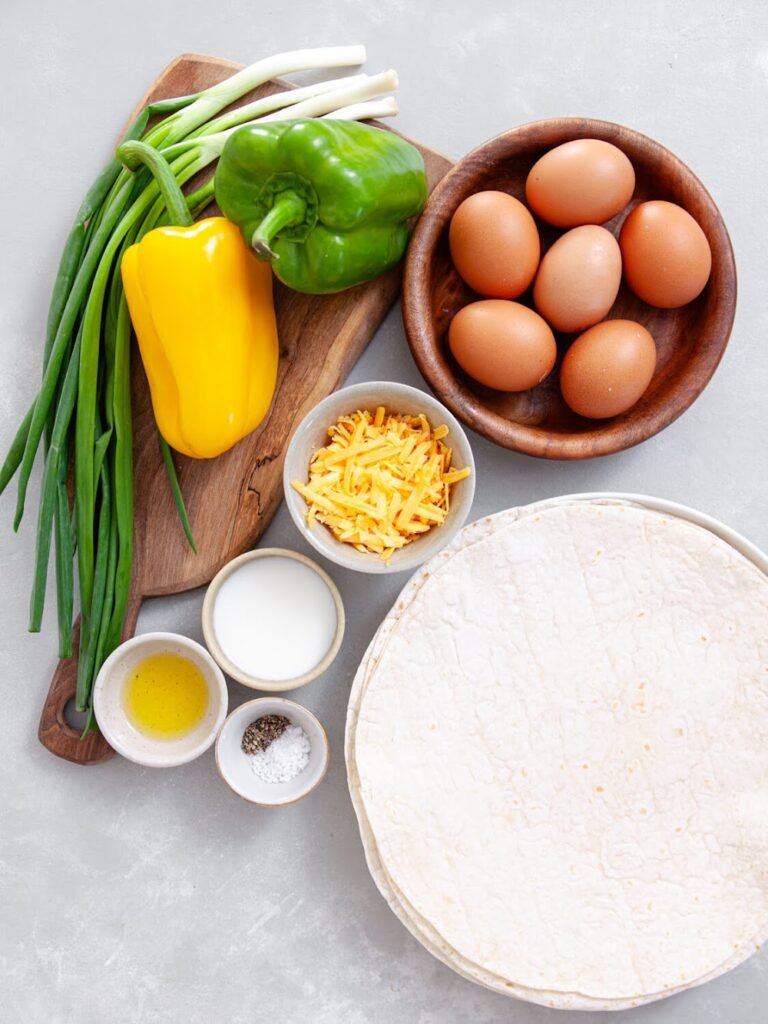 Easy Breakfast Burritos - Ingredients