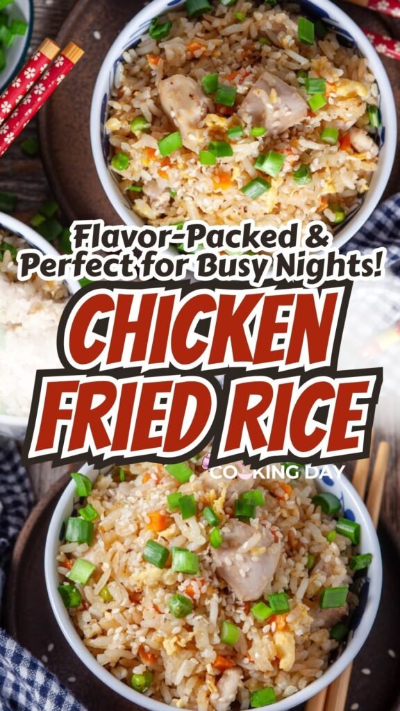 Easy Chicken Fried Rice – Flavor-Packed & Perfect for Busy Nights!