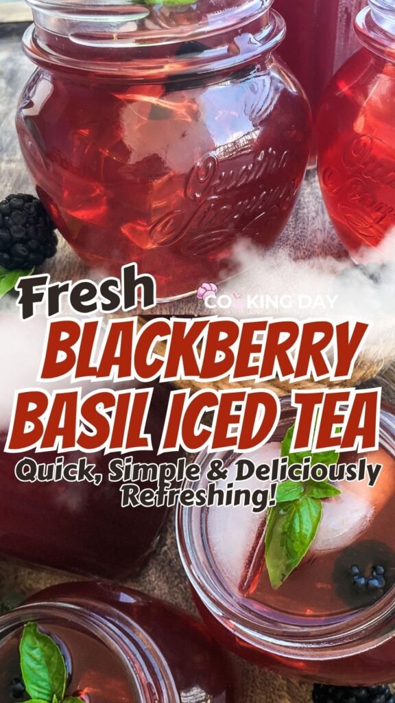 Fresh Blackberry Basil Tea – Quick, Simple & Deliciously Refreshing!
