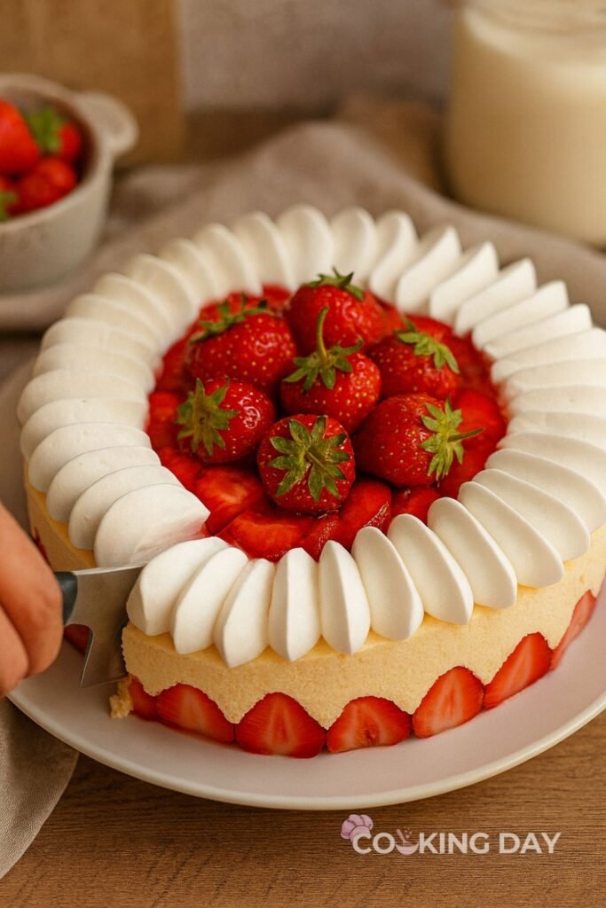 Homemade Strawberry Fraisier Cake – A French Showstopper You Can Make at Home!