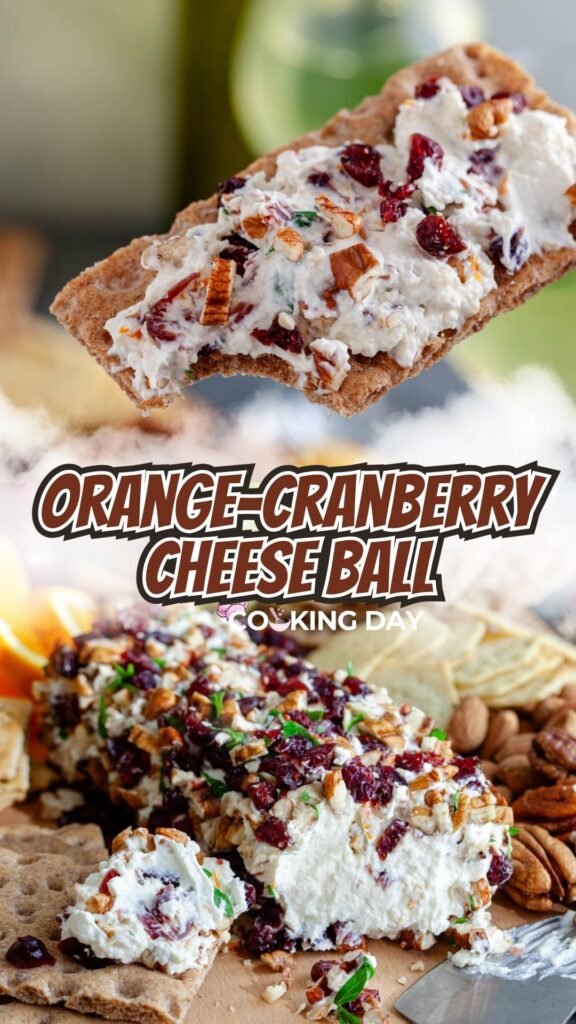 Creamy Orange-Cranberry Cheese Ball – An Appetizer Everyone Will Love!