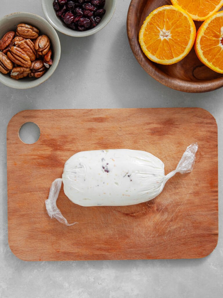 Orange Cranberry CheeseBall -Shape the Cheese Ball