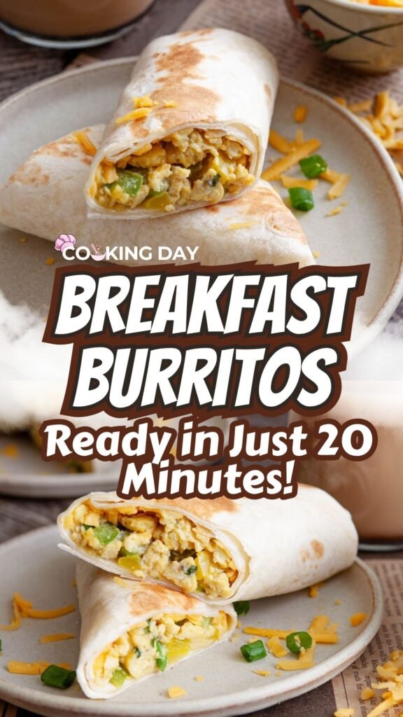 Quick & Flavorful Breakfast Burritos – Ready in Just 20 Minutes!