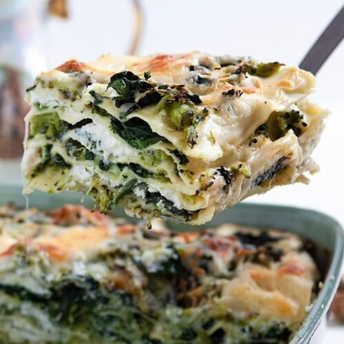 Spinach Broccoli White Lasagna A Creamy, Comforting Meatless Classic