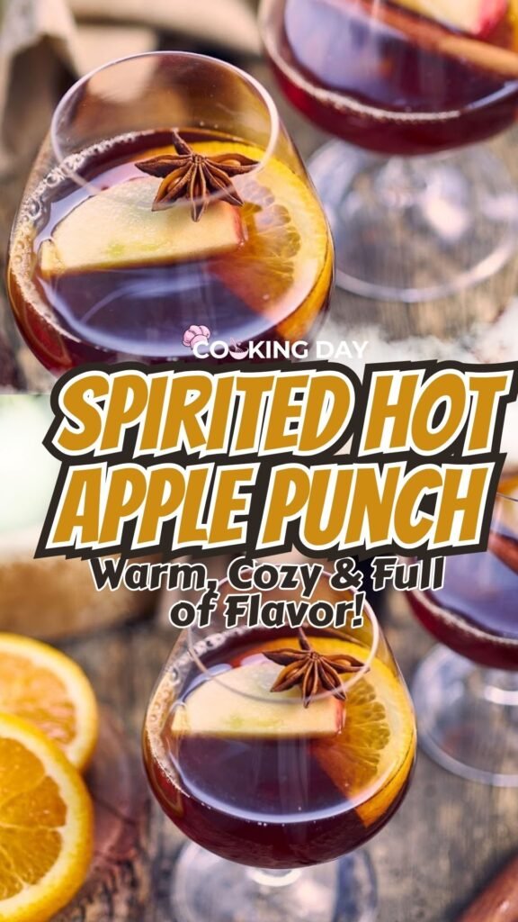 Spirited Hot Apple Punch – Warm, Cozy & Full of Flavor!