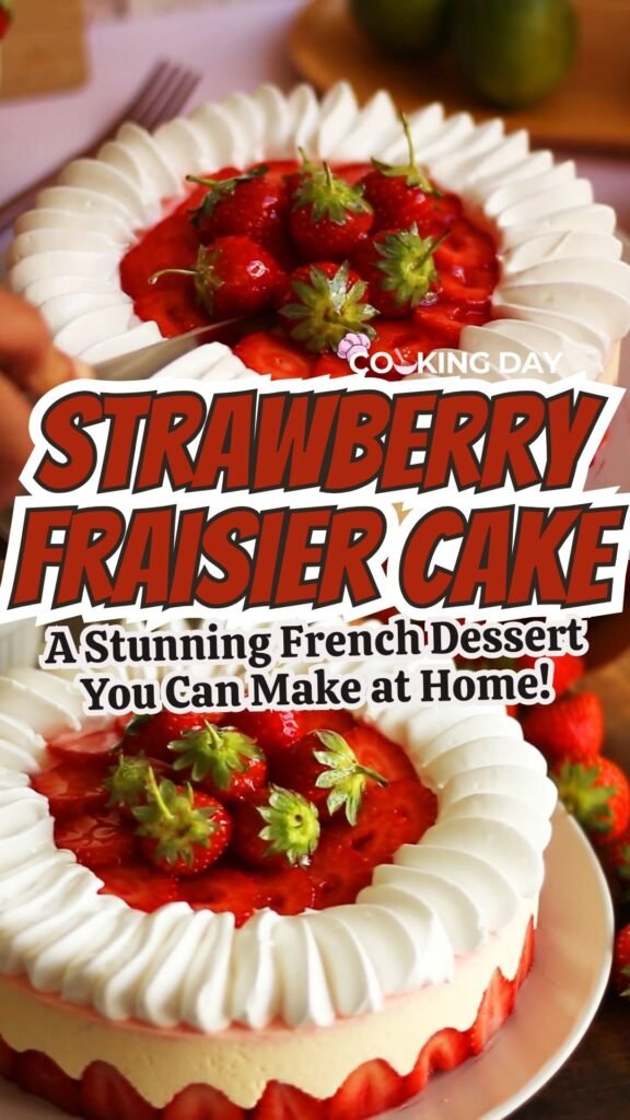 Strawberry Fraisier Cake – A Stunning French Dessert You Can Make at Home!