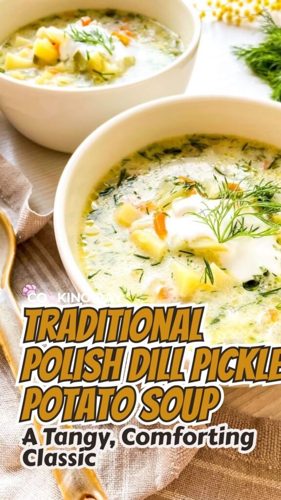 Traditional Polish Dill Pickle Potato Soup A Tangy, Comforting Classic