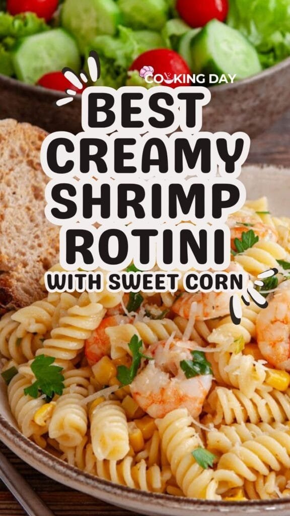 Best Creamy Shrimp Rotini with Sweet Corn