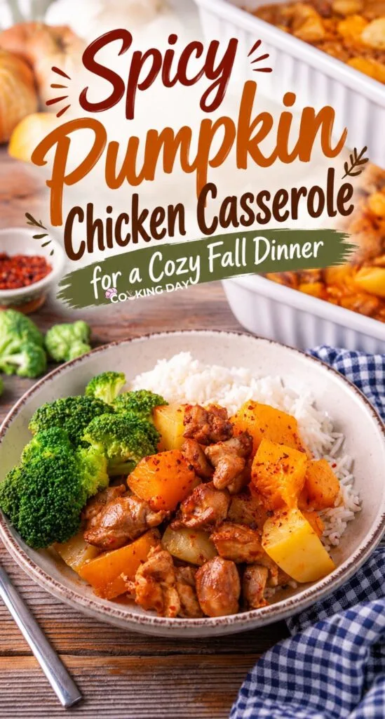Spicy Pumpkin Chicken Casserole for a Cozy Fall Dinner