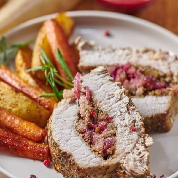 Apple Walnut Stuffed Pork Tenderloin - A Juicy & Elegant Dinner Made Easy