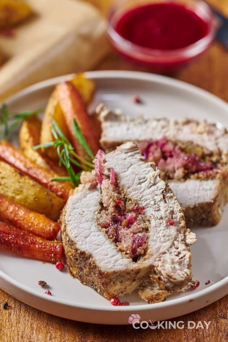 Apple Walnut Stuffed Pork Tenderloin - A Juicy & Elegant Dinner Made Easy