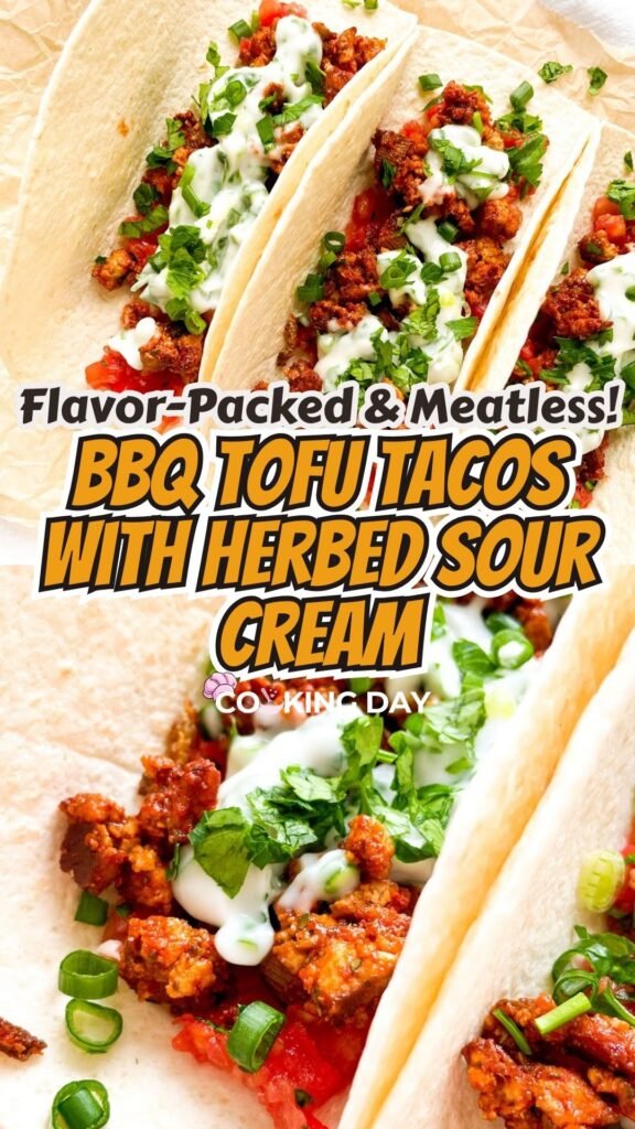 BBQ Tofu Tacos with Herbed Sour Cream – Flavor-Packed & Meatless!