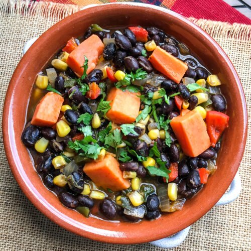 Black Bean Sweet Potato Soup – Cozy, Hearty & Delicious