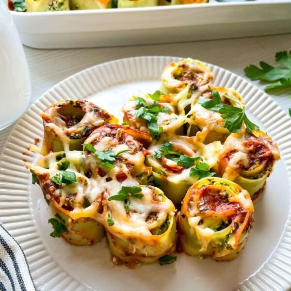 Cheesy Spinach Ricotta Lasagna Roll Ups - Elegant Comfort Food Made Easy
