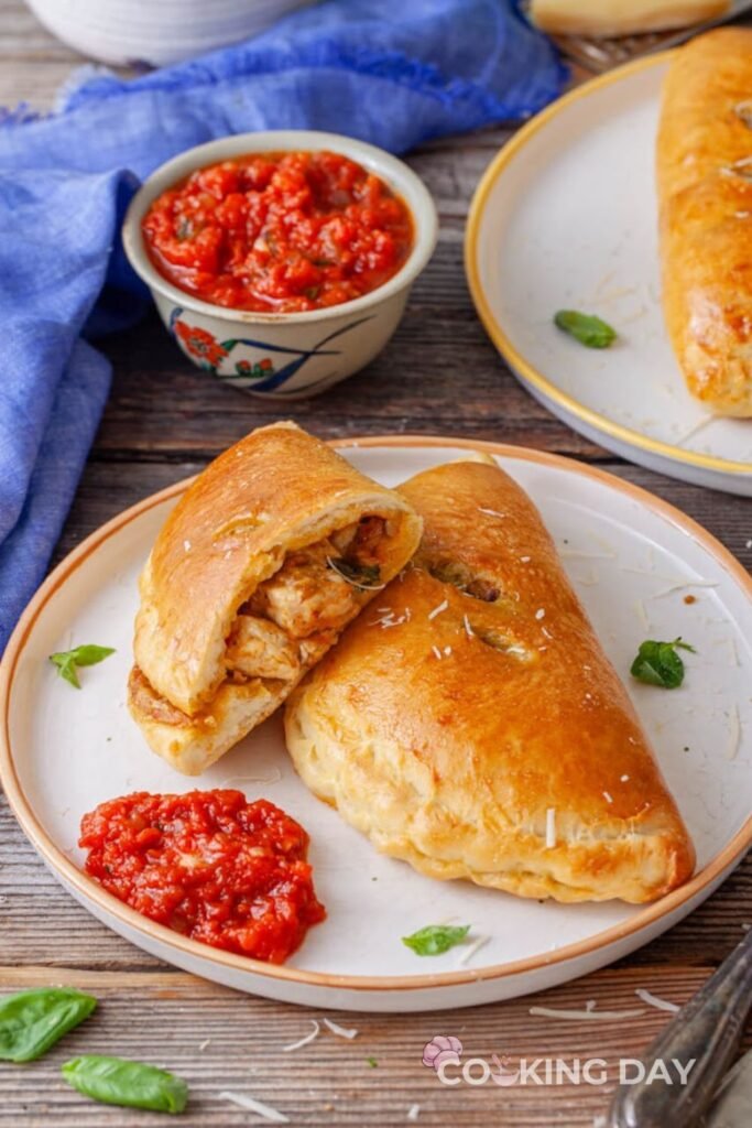 Chicken and Pesto Calzones: Handheld Pizza Pockets with a Flavor Twist