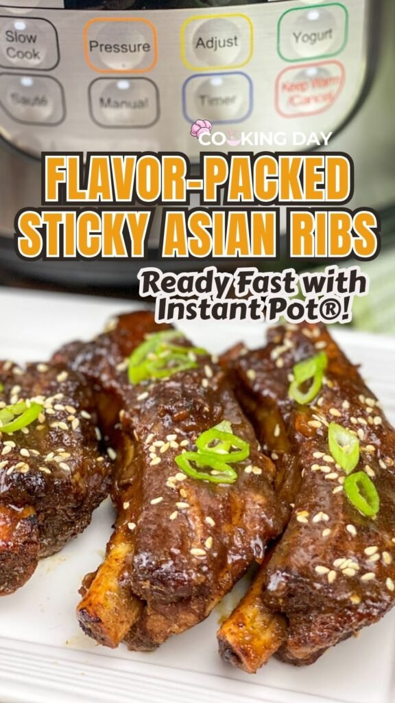 Flavor-Packed Sticky Asian Ribs – Ready Fast with Instant Pot®!