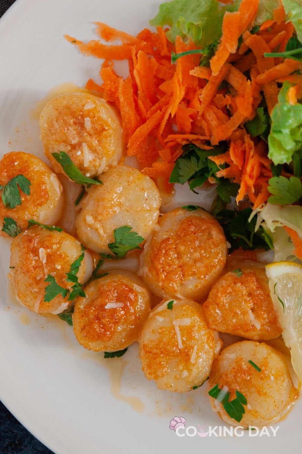 Golden Crispy Butter, Lemon Parmesan Baked Scallops Seafood Perfection in 30 Minutes