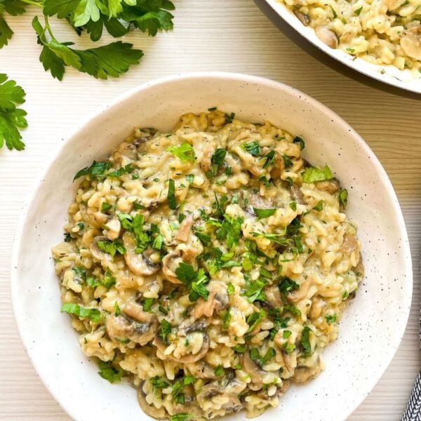 Heavenly Creamy One Pot Mushroom and Herb Rice A Side Dish You’ll Fall in Love With
