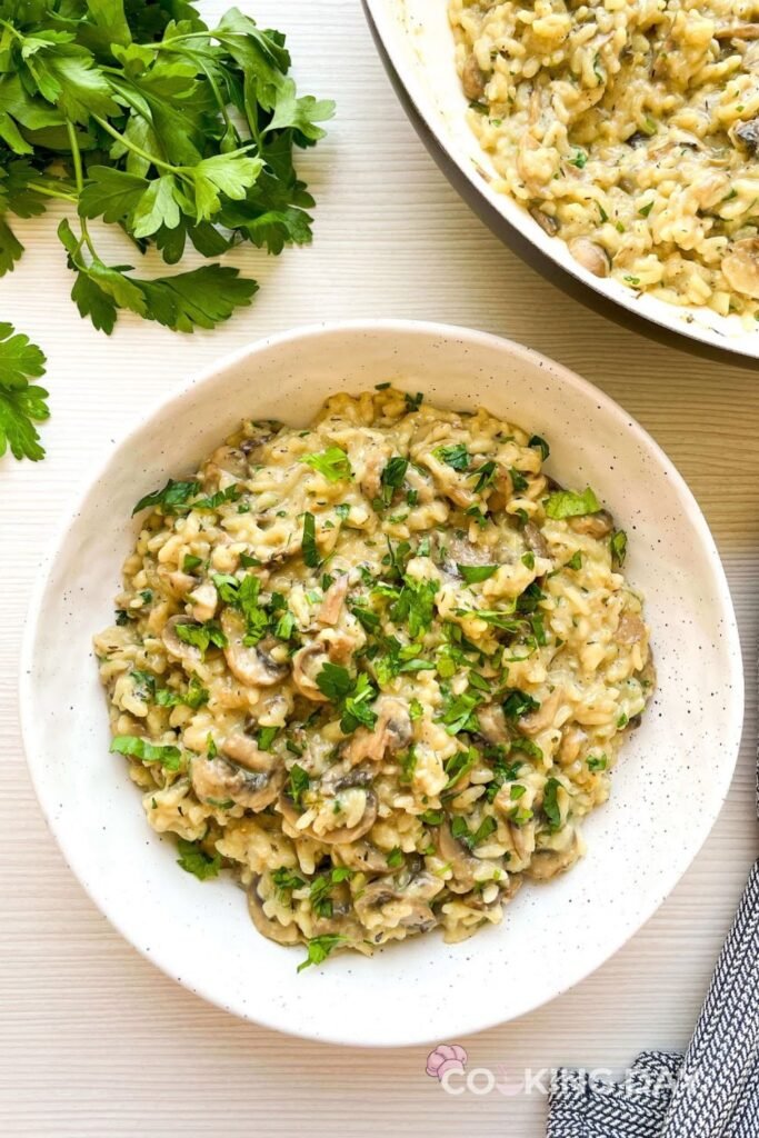 Heavenly Creamy One Pot Mushroom and Herb Rice A Side Dish You’ll Fall in Love With